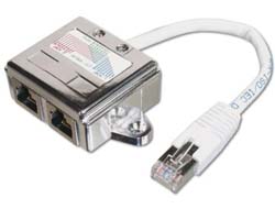 Digitus Adattatore cavo patch, CAT 5e, schermato - 1:1