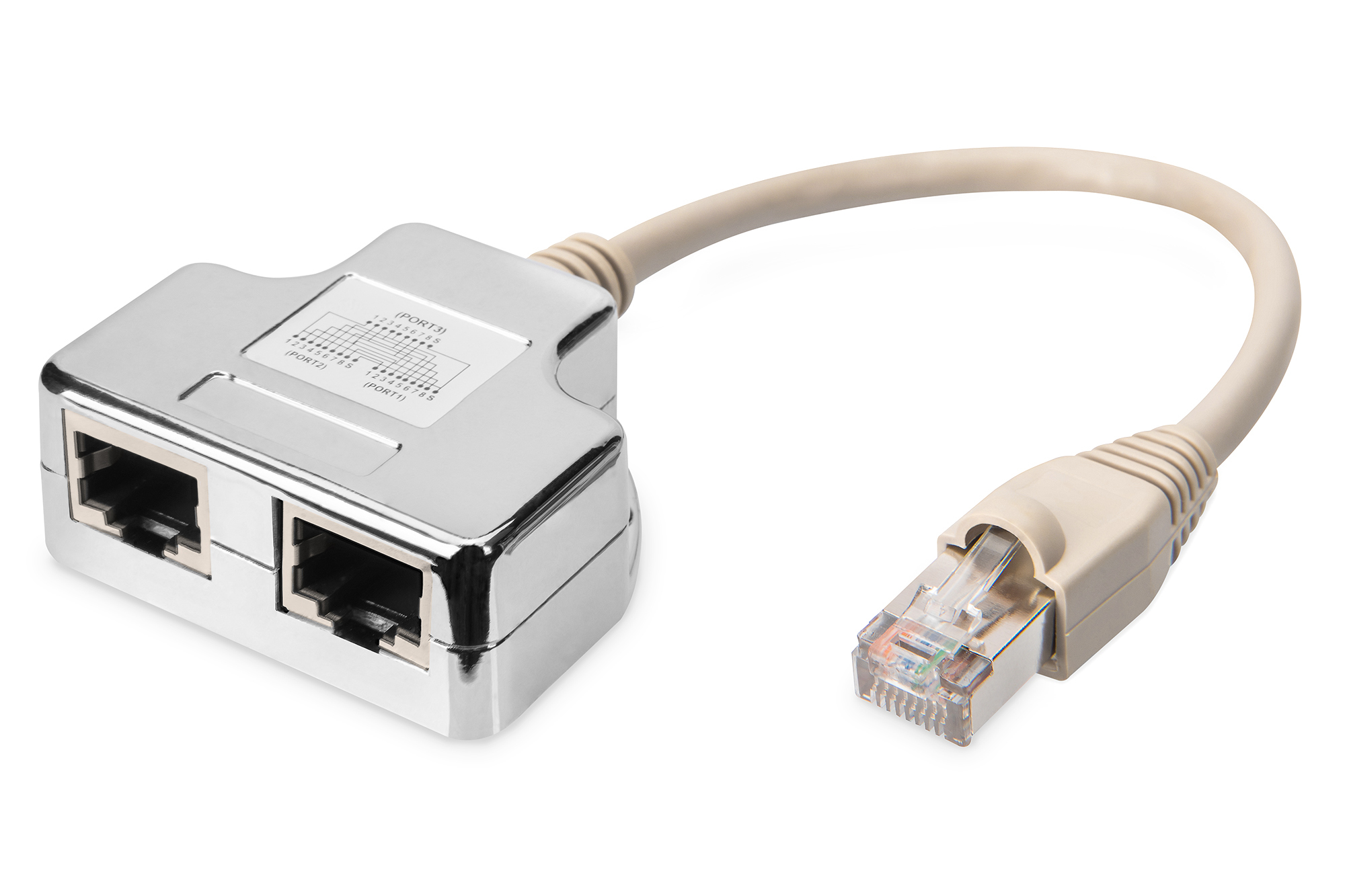 Digitus Adattatore cavo patch, CAT 5e, schermato - 1:1