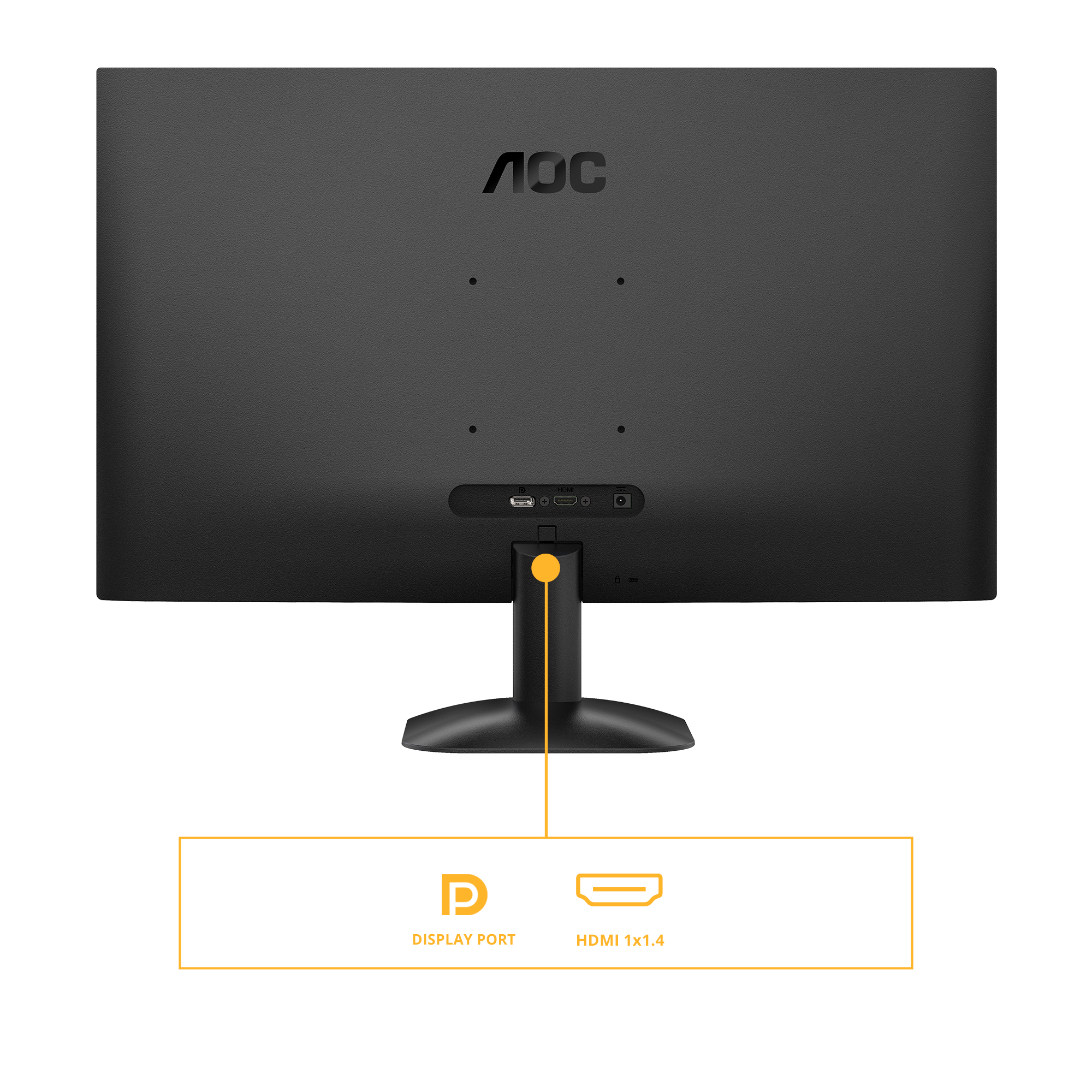 AOC Q27B35E - 27 Zoll Quad HD Monitor, 75 Hz, Adaptive Sync., HDR10 (2560x1440, HDMI 1.4, DisplayPort 1.4) schwarz - AOC Q27B35E 27 IPS Monitor - 2560x1440