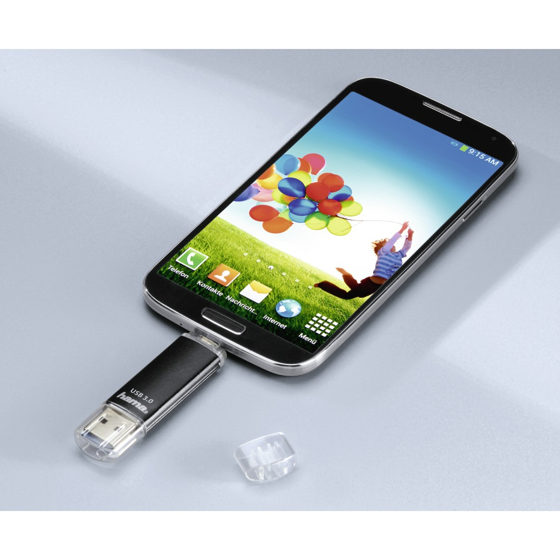 Hama Laeta Twin unidad flash USB 256 GB USB Type-A / Micro-USB 3.2 Gen 1 (3.1 Gen 1) Negro