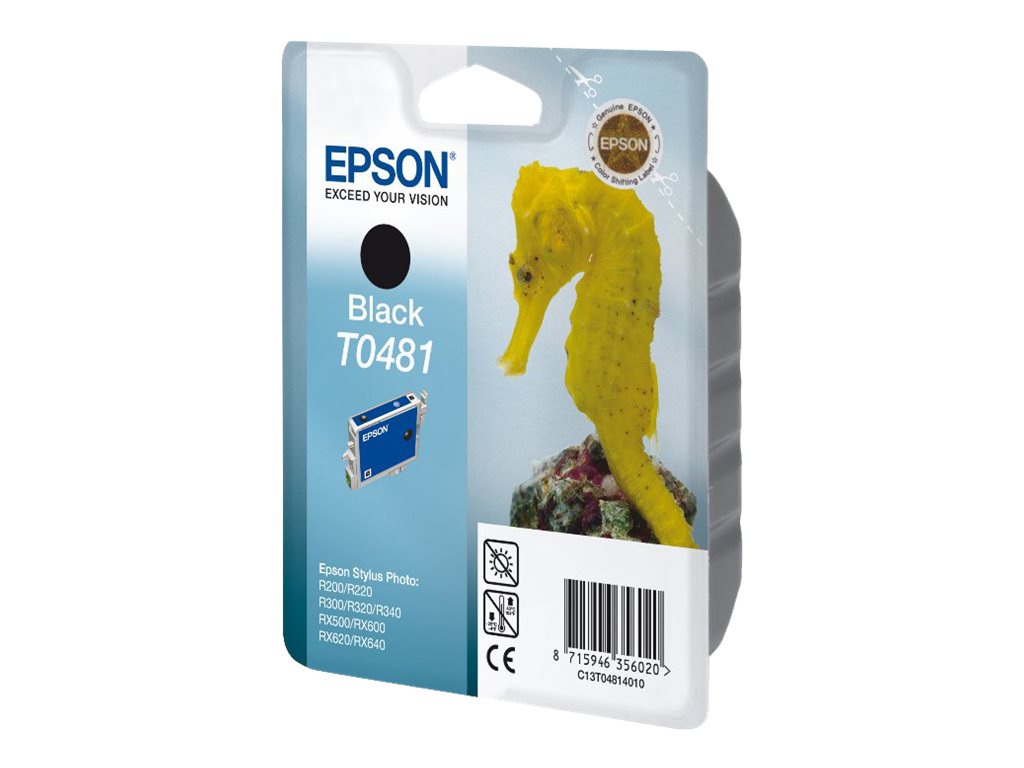Epson T0481 - 13 ml - Schwarz - original - Blister mit RF- / akustischem Alarmsignal
