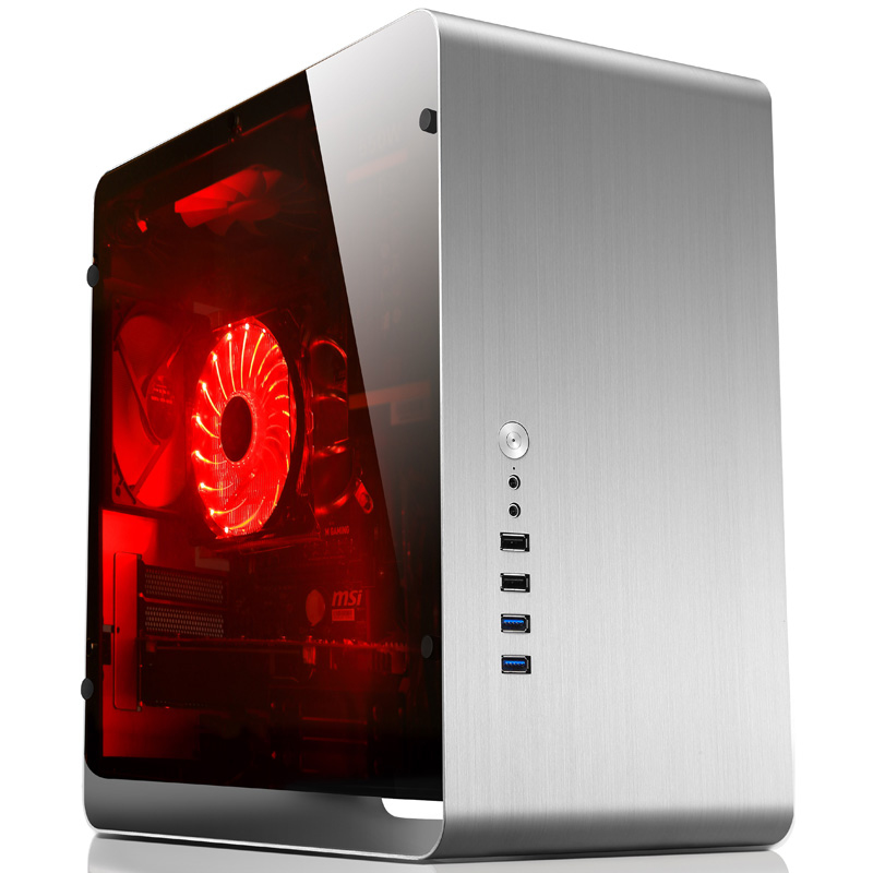 Jonsbo UMX3 - PC - Aluminium - Stahl - Silber - ITX - micro ATX - Heimbro - 16,3 cm
