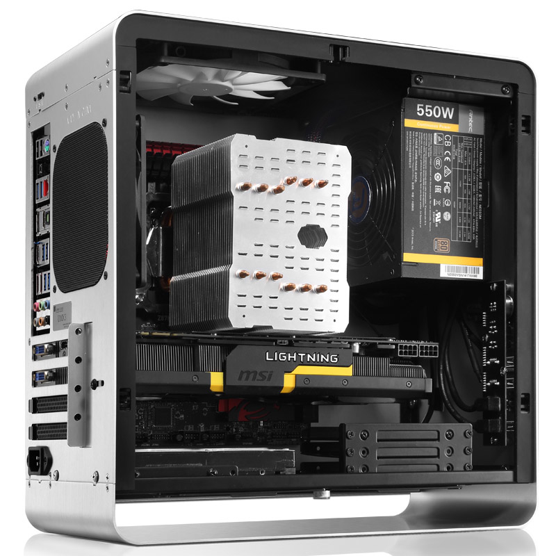 Jonsbo UMX3 - PC - Aluminium - Stahl - Silber - ITX - micro ATX - Heimbro - 16,3 cm