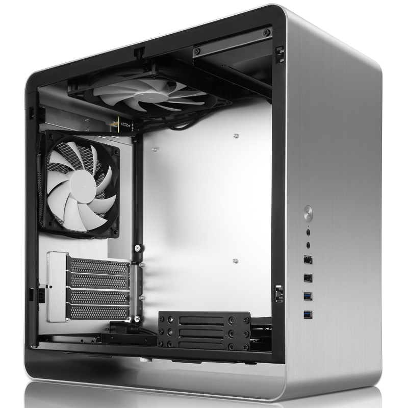 Jonsbo UMX3 - PC - Aluminium - Stahl - Silber - ITX - micro ATX - Heimbro - 16,3 cm