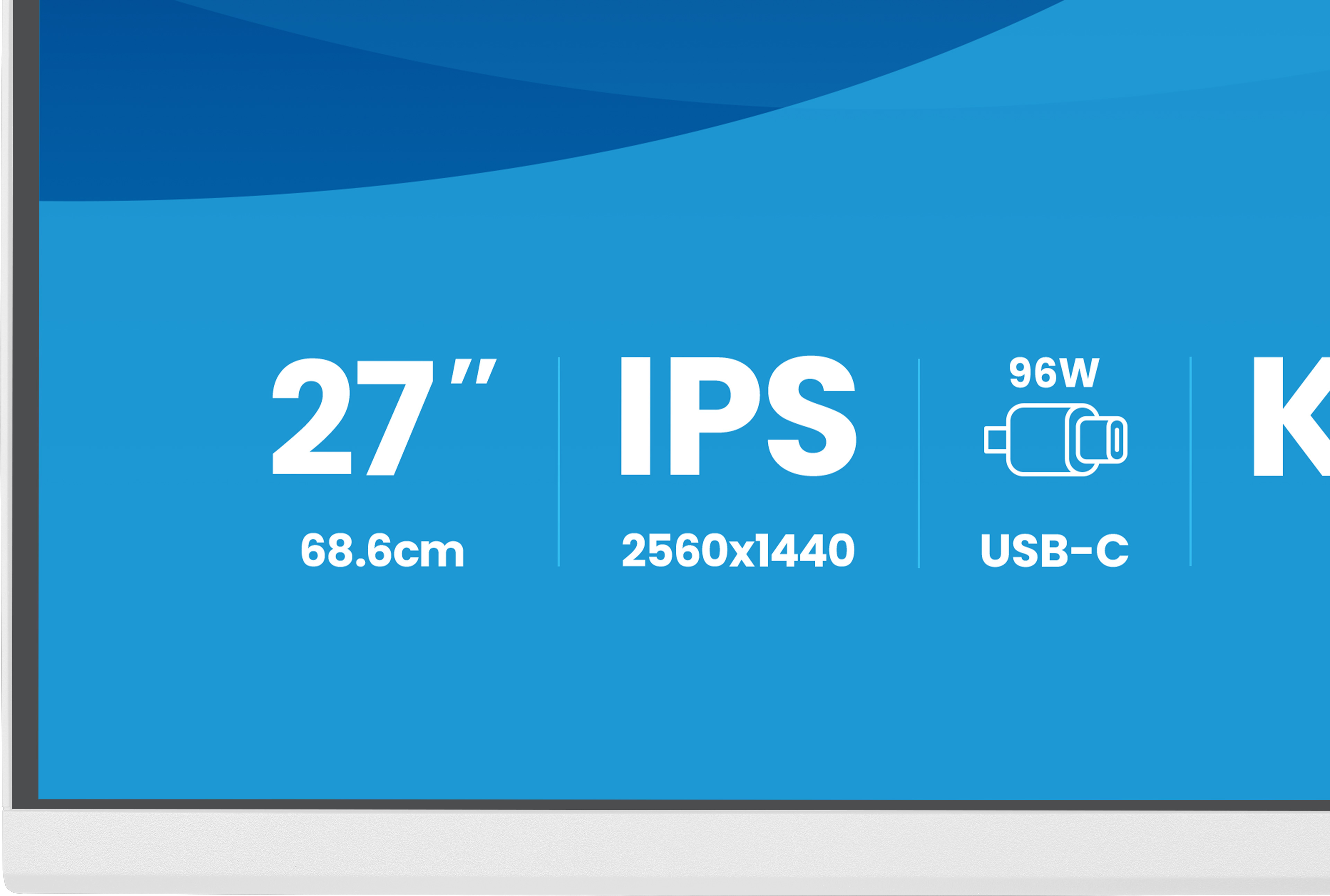 iiyama ProLite XB2797QSNP-W1 27 IPS LCD pantalla para PC 68,6 cm (27) 2560 x 1440 Pixeles Quad HD Blanco