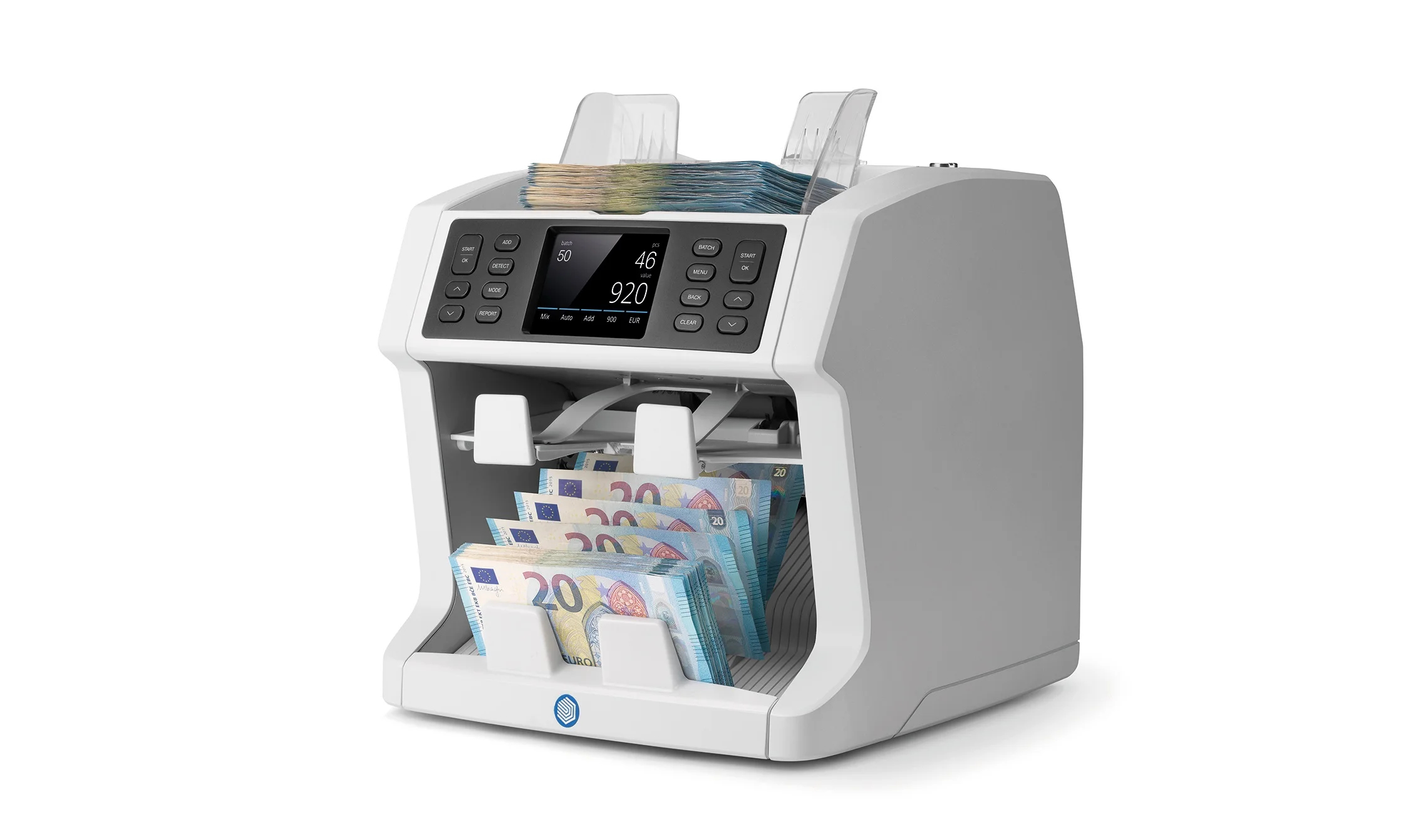 Safescan 2995-SX Contador de billetes Negro, Blanco