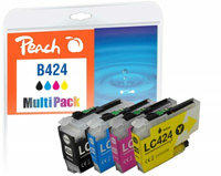 Peach PI500-389 cartucho de tinta 4 pieza(s) Original Rendimiento estndar Negro, Cian, Magenta, Amarillo