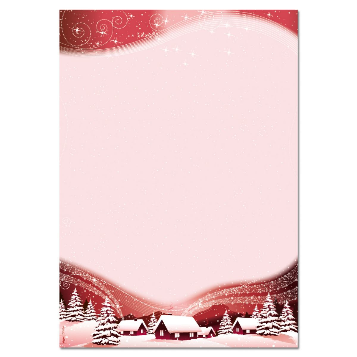 Sigel Weihnachts-Motiv-Papier Silent Night - A4 (210 x 297 mm)