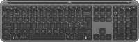 Logitech K950 Signature Slim keyboard Office RF Wireless + Bluetooth QWERTY Danish, Finnish, Nordic, Swedish Graphite