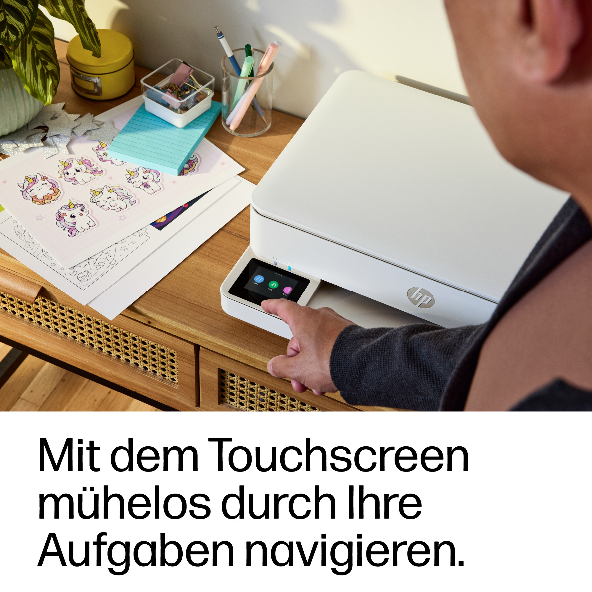HP ENVY 6120e Inal�mbrico All-in-One Color Impresora, Instant Ink; Impresi�n de fotograf�as