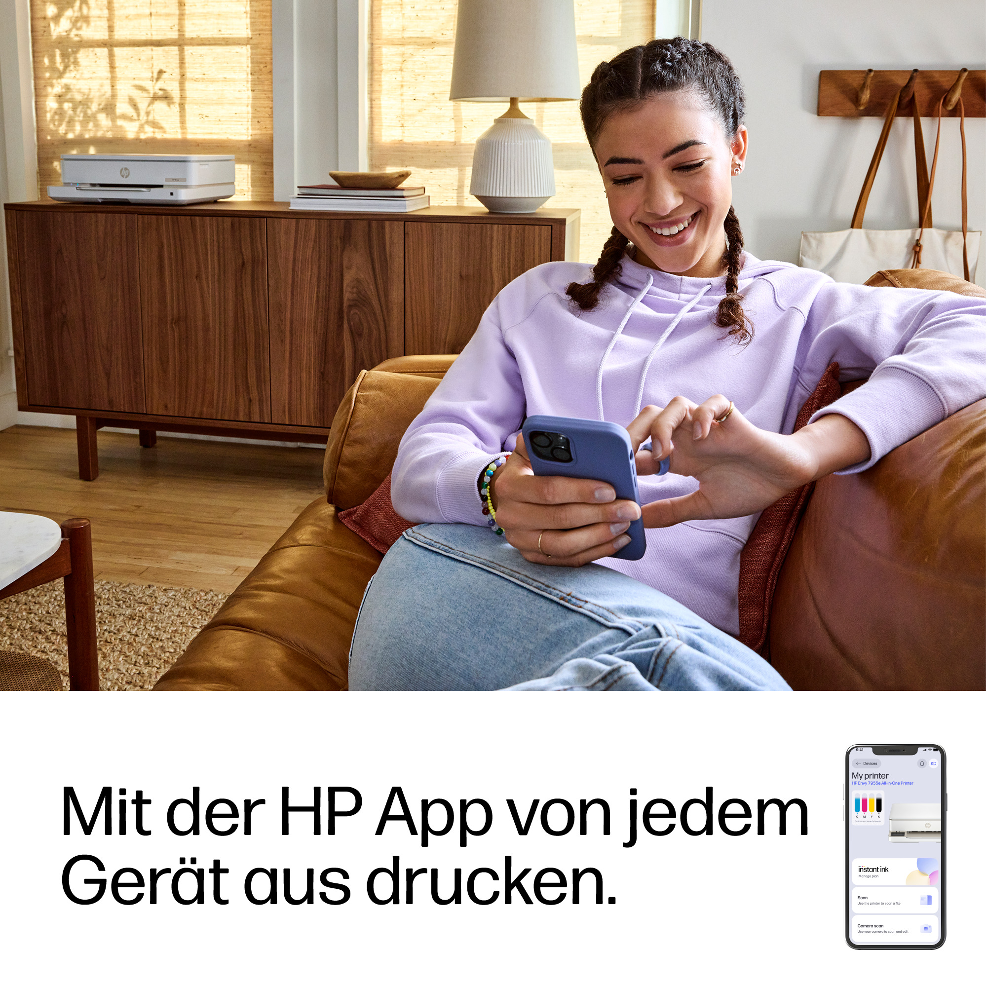 HP ENVY 6120e Inal�mbrico All-in-One Color Impresora, Instant Ink; Impresi�n de fotograf�as