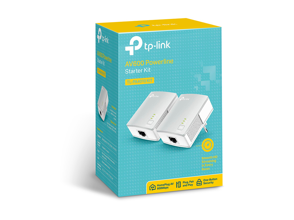 TP-LINK TL-PA4010 KIT - Starter Kit - Powerline-Adapter-Kit HomePlug AV (HPAV)