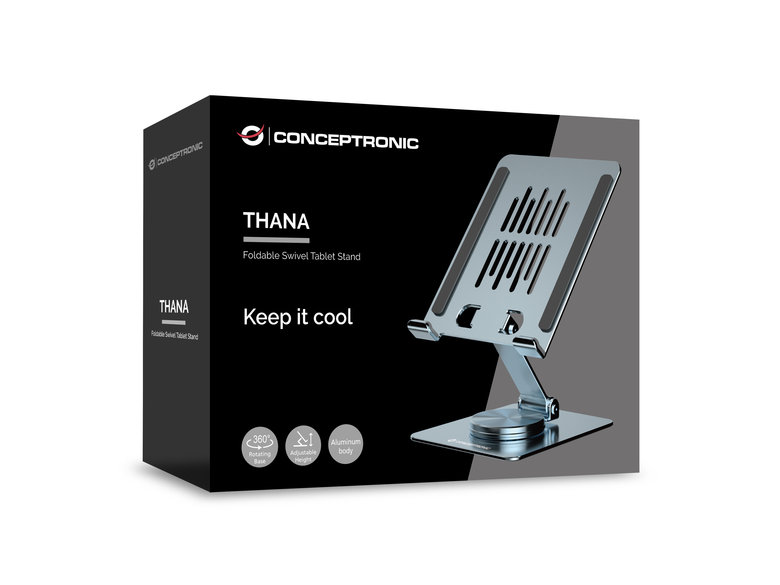 Conceptronic THANA09G chariot et support multim�dia Gris Tablette