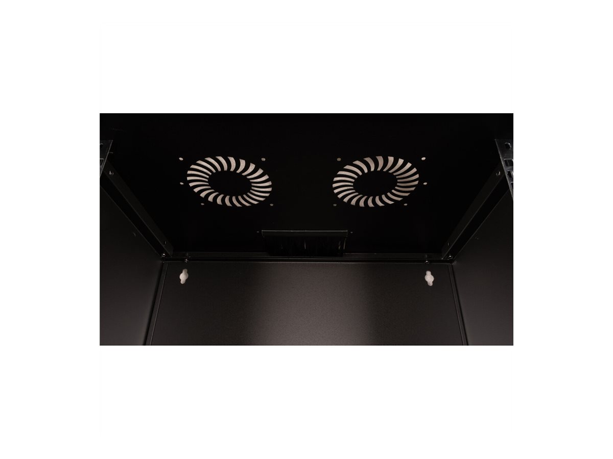 ROLINE Basic - Geh�use - Set, 540x400 BxT - geeignet f�r Wandmontage - RAL 9005, Jet Black - 12U - 48.3 cm (19)