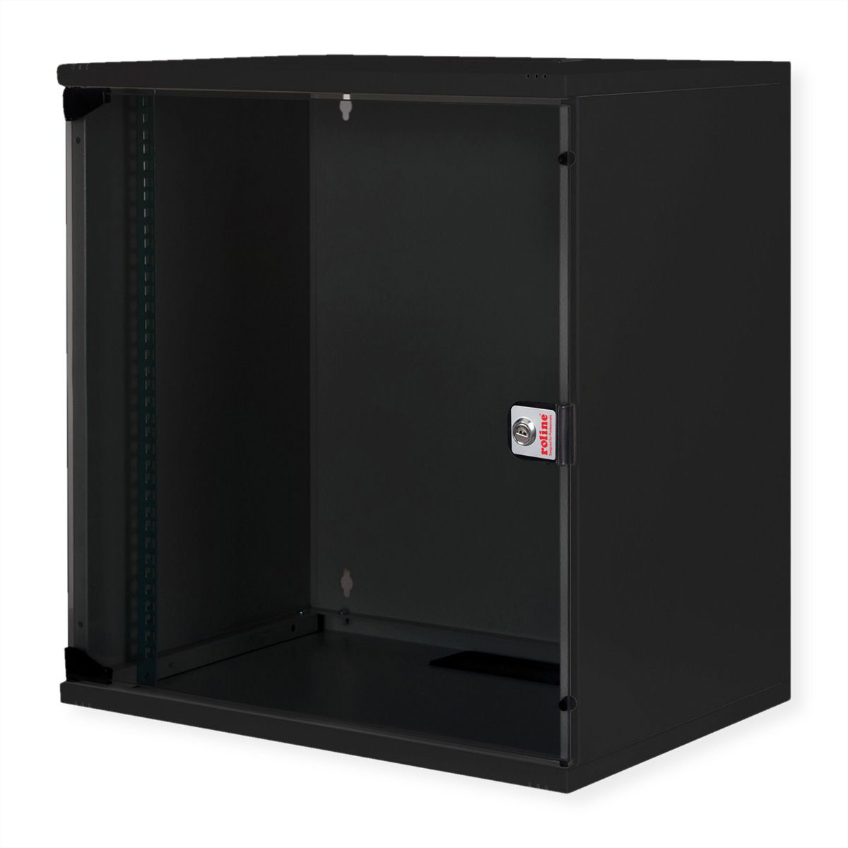 ROLINE Basic - Geh�use - Set, 540x400 BxT - geeignet f�r Wandmontage - RAL 9005, Jet Black - 12U - 48.3 cm (19)
