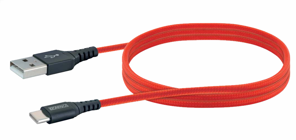 Schwaiger LPRO510 501 USB cable 1.2 m USB 3.2 Gen 1 (3.1 Gen 1) USB A USB C Red