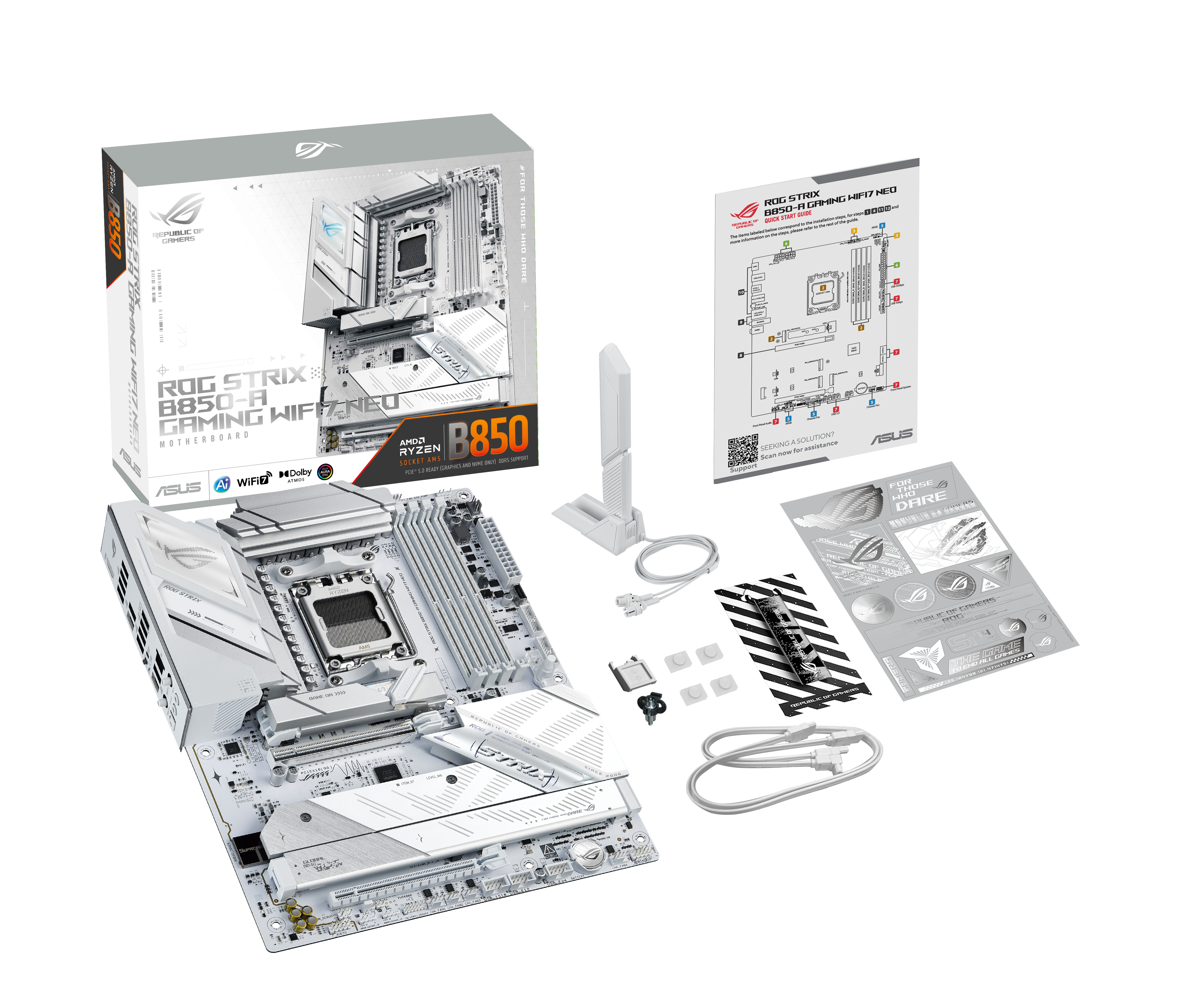 ASUS ROG STRIX B850-A GAMING WIFI7 NEO AMD B850 Emplacement AM5 ATX