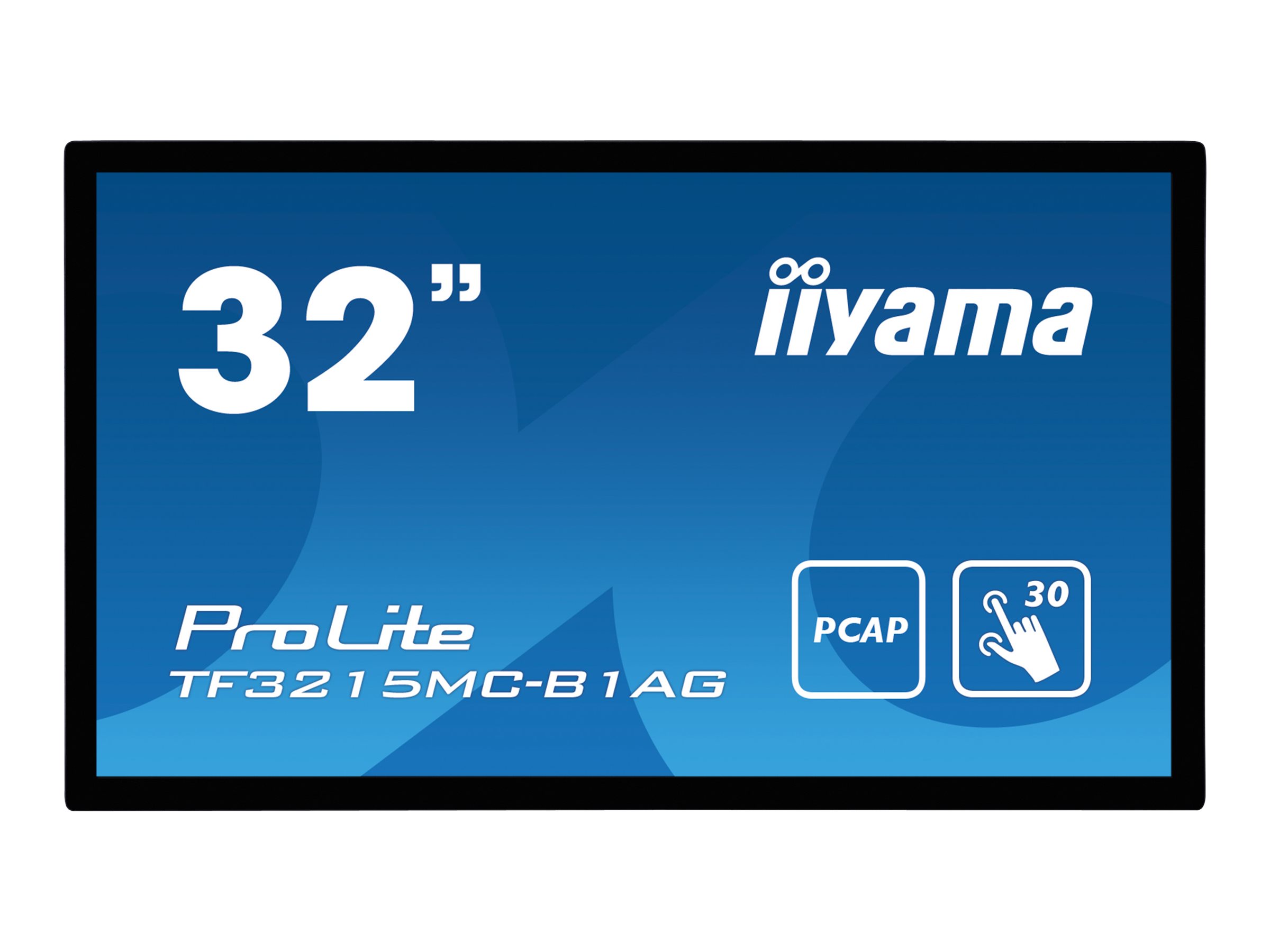 iiyama ProLite TF3215MC-B1AG computer monitor 81.3 cm (32) 1920 x 1080 pixels Full HD LED Touchscreen Kiosk Black
