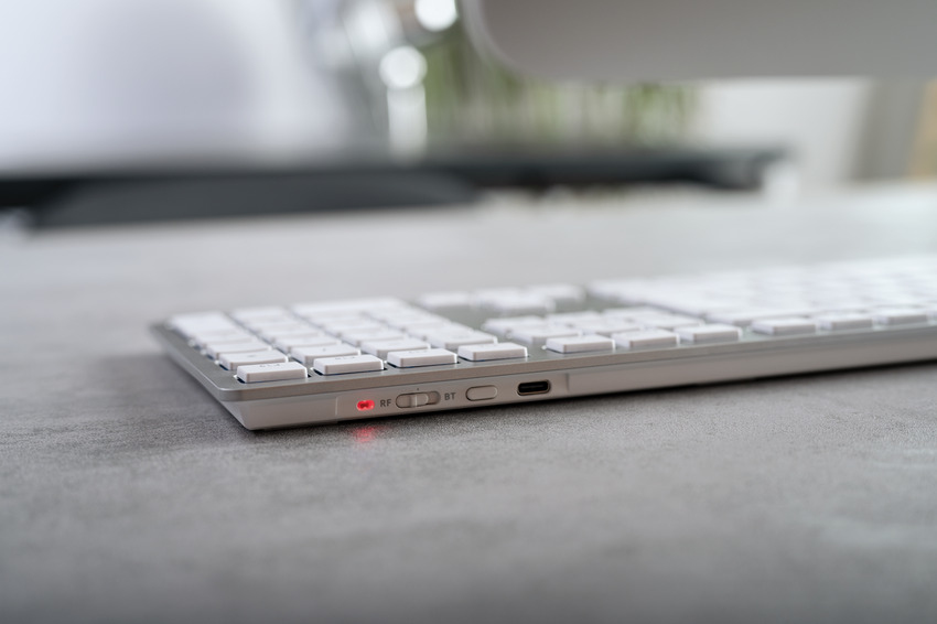 Cherry KW 9100 SLIM - Tastatur - kabellos - 2.4 GHz, Bluetooth 4.0