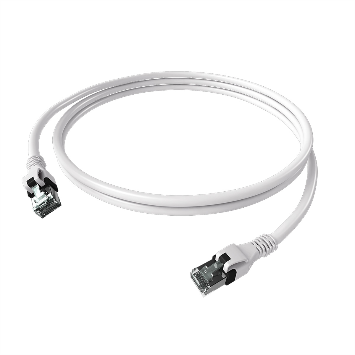 EasyLan saCon DualBoot Patchkabel S/FTP wei 3.00m Kat.6A - FTP - SFTP