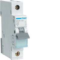 Hager MCN132 circuit breaker 1P