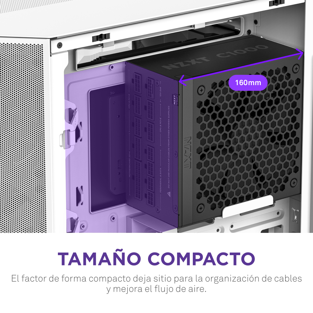 NZXT C1000 Gold ATX 3.1 unit� dalimentation d�nergie 1000 W 24-pin ATX Noir