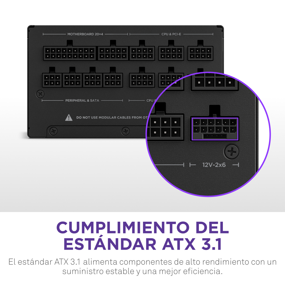 NZXT C1000 Gold ATX 3.1 unit� dalimentation d�nergie 1000 W 24-pin ATX Noir