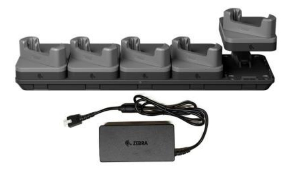 Zebra Handheld-Ladestation - f�r Ger�te ohne robuste Stiefel - Ausgangsanschl�sse: 5 - 48.3 cm (19)