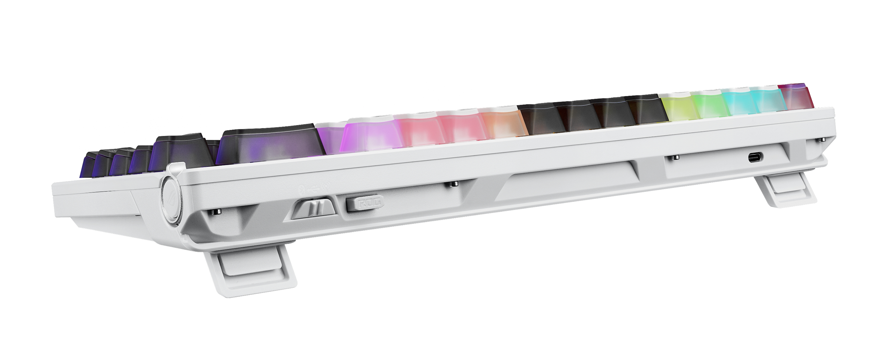 ASUS ROG Azoth X tastiera Gaming USB + RF Wireless + Bluetooth QWERTZ Bianco