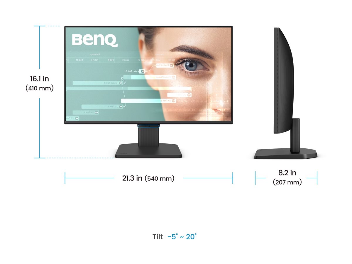 BenQ GW2490C pantalla para PC 60,5 cm (23.8) 1920 x 1080 Pixeles Full HD Negro