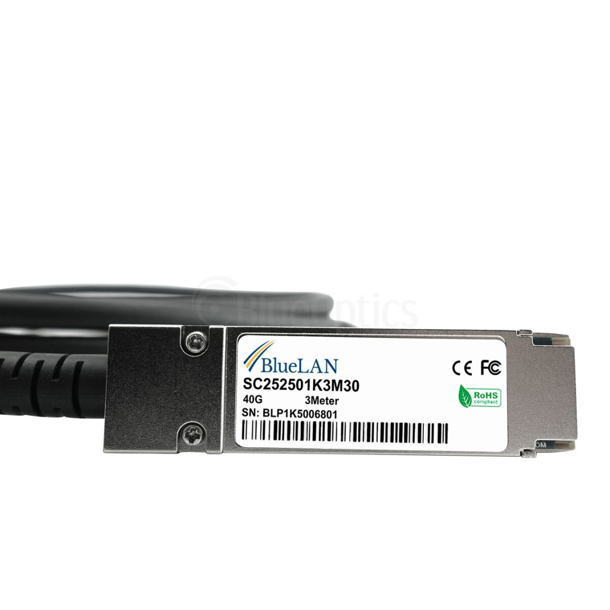 BlueOptics Intel XLDACBL05 kompatibles BlueLAN DAC QSFP SC252501K0.5M30 - Kabel - Netzwerk