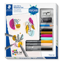 STAEDTLER Design Journey LineArt & Botanical Set 10-teilig retail