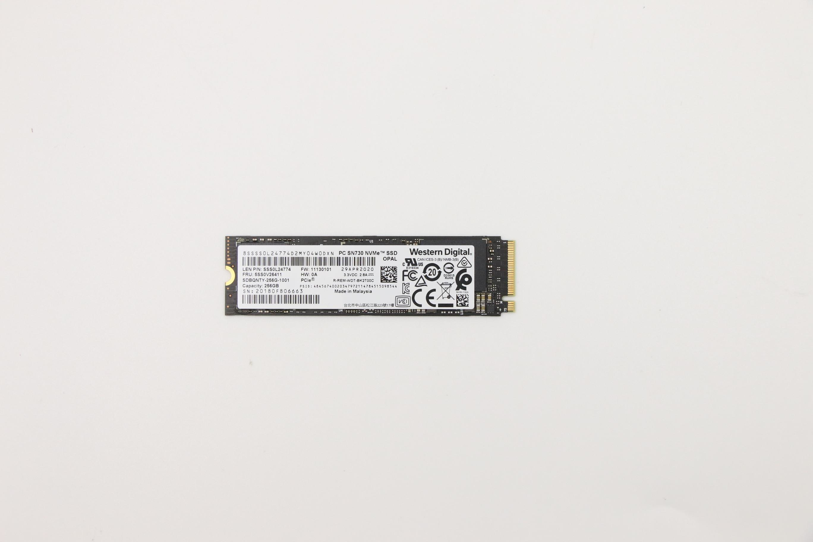 Lenovo 5SS0V26411 unidad de estado slido M.2 256 GB PCI Express 3.0