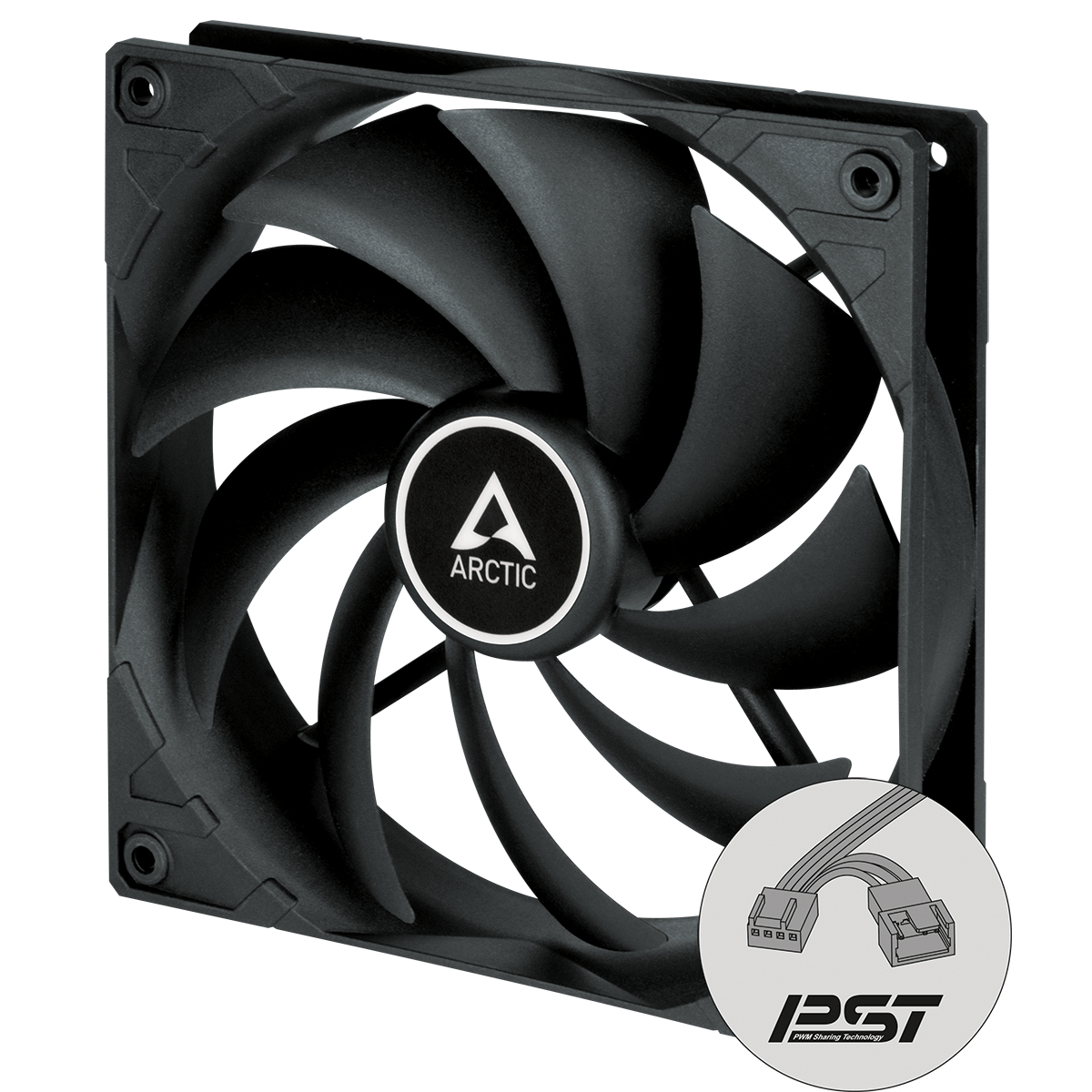 ARCTIC F14 PWM PST CO Carcasa del ordenador Ventilador 14 cm Negro 1 pieza(s)
