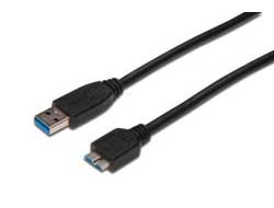 Digitus USB 3.0 connection cable, A/M - micro B/M