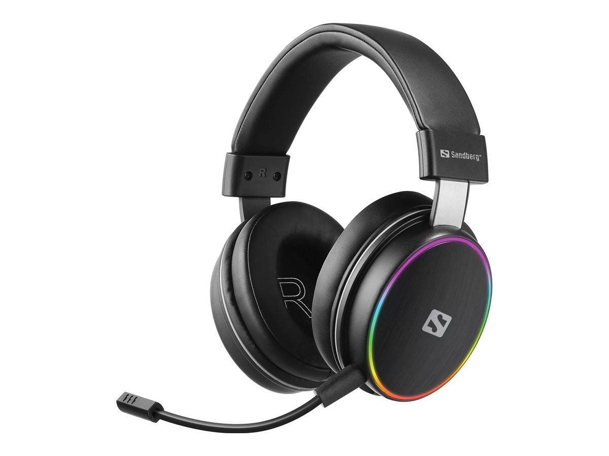 Sandberg HeroBlaster Wireless Headset Casque Avec fil &sans fil Arceau Jouer Bluetooth Noir