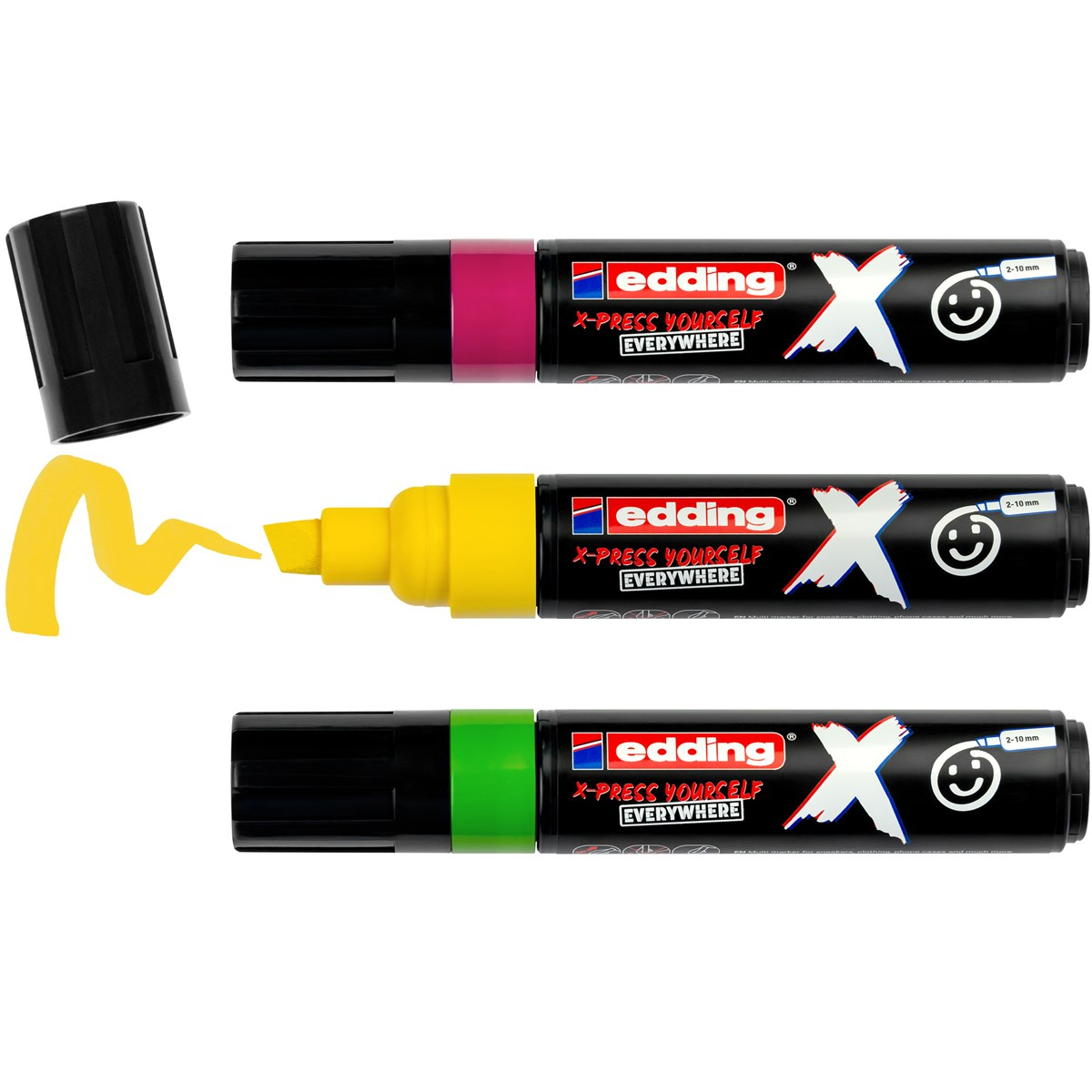 EDDING Multimarker schwarz 2.0 - 10.0 mm Schreibfarbe Mehrfarbig