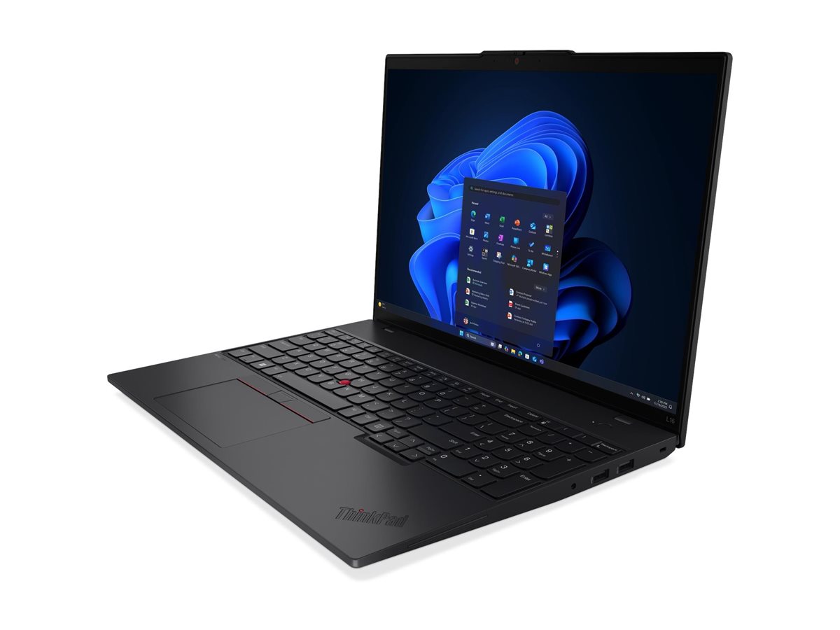 Lenovo ThinkPad L16 Gen 2 (Intel) Intel Core Ultra 5 225U Porttil 40,6 cm (16) WUXGA 16 GB DDR5-SDRAM 512 GB SSD Wi-Fi 6E (802.11ax) Windows 11 Pro Alemn Negro