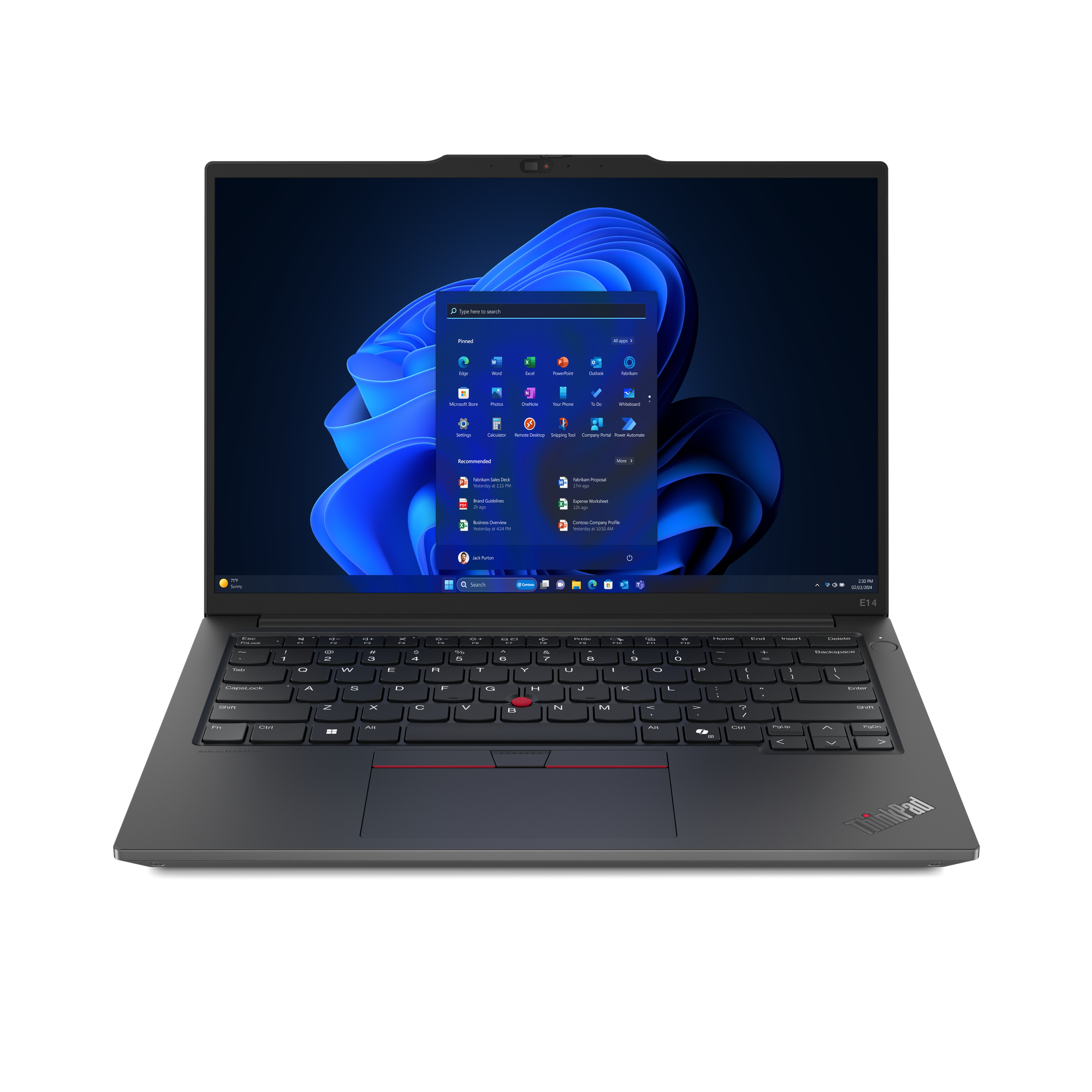 Lenovo ThinkPad E14 - 14 Notebook - Core Ultra 7 4,8 GHz 35,6 cm