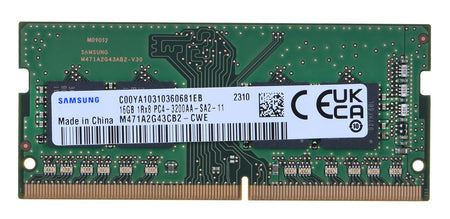 Samsung SO-DIMM 16GB DDR4 1Rx8 3200MHz PC4-25600 M471A2G43CB2-CWE - 16 GB - DDR4