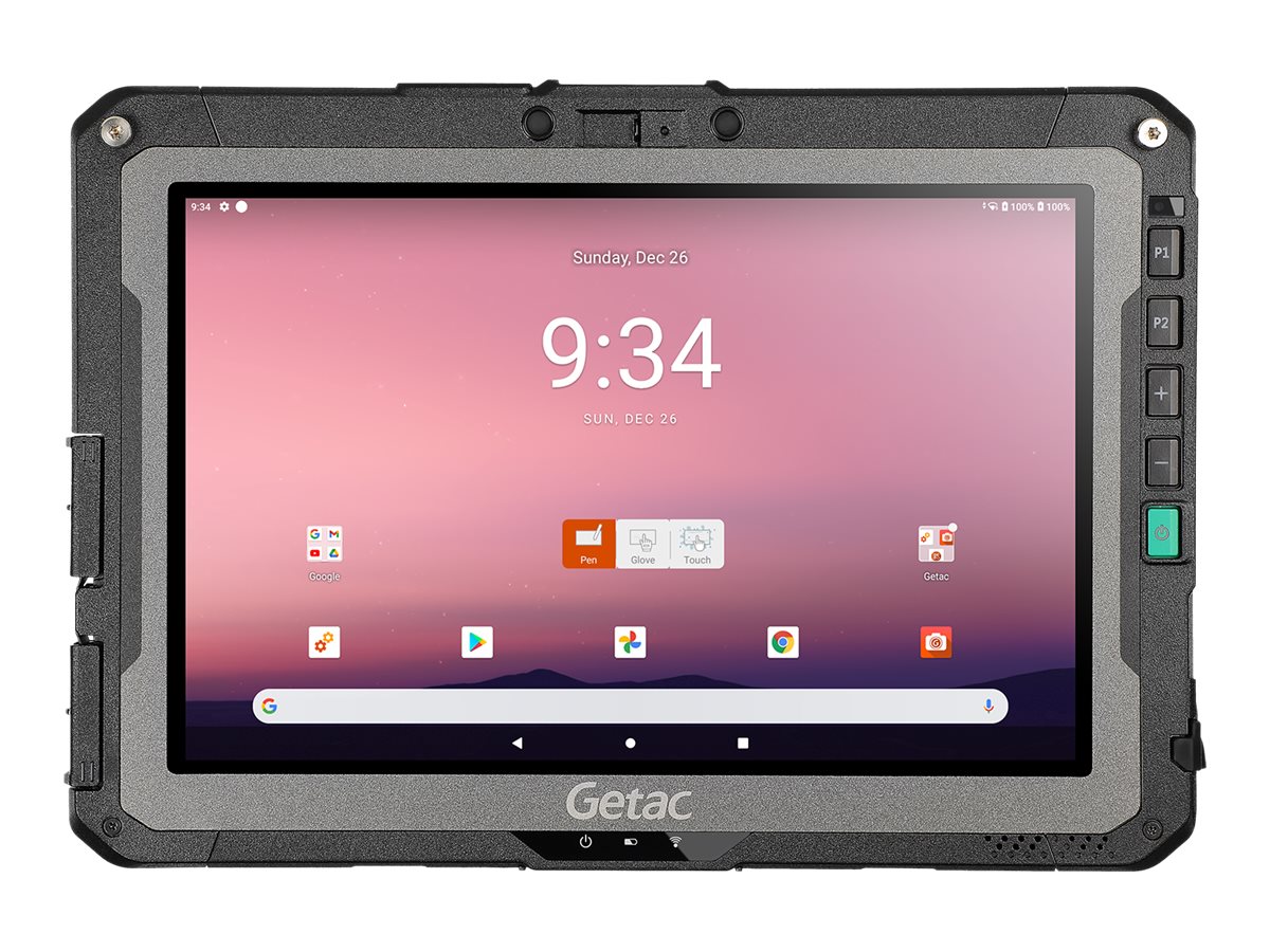 GETAC ZX10, 25,7cm (10,1), GPS, RFID, USB, USB-C, BT (5.0), WLAN, 4G, Android, GMS, erw. Akku - Tablet - 2,2 GHz