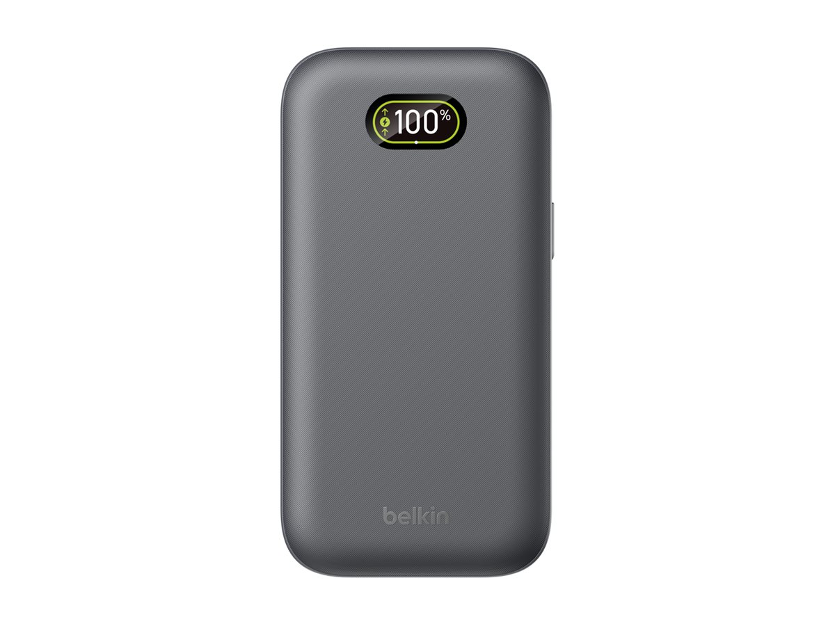 Belkin UltraCharge Pro - Powerbank - 27000 mAh - 140 Watt - Fast Charge, QC - 2 Ausgabeanschlussstellen (USB, USB-C)