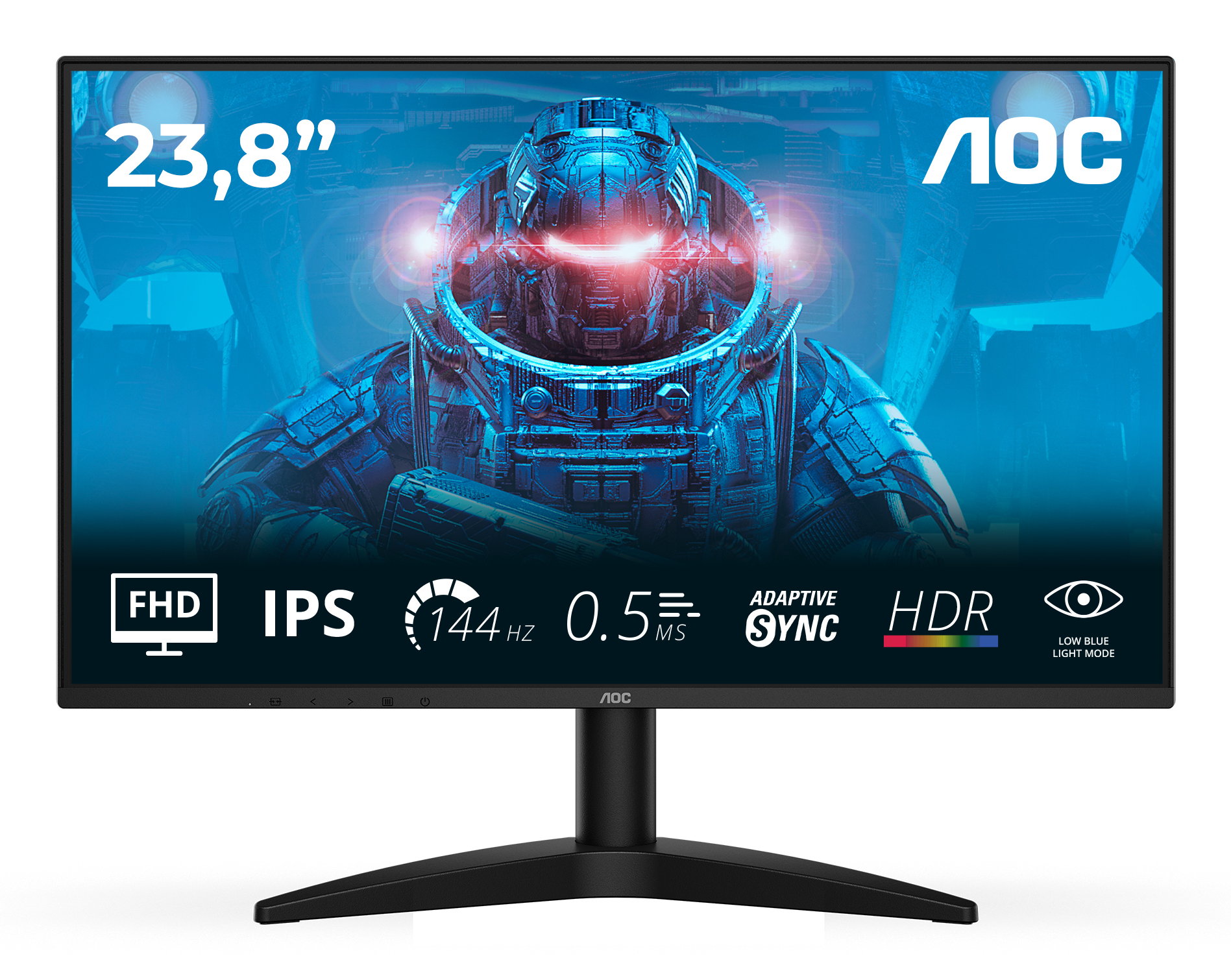 AOC 24B36X computer monitor 60.5 cm (23.8) 1920 x 1080 pixels Full HD LED Black