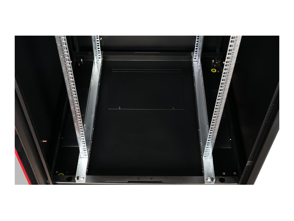 ROLINE Basic - Schrank Netzwerkschrank - Glas T�r, 800 x 800 (B x T)