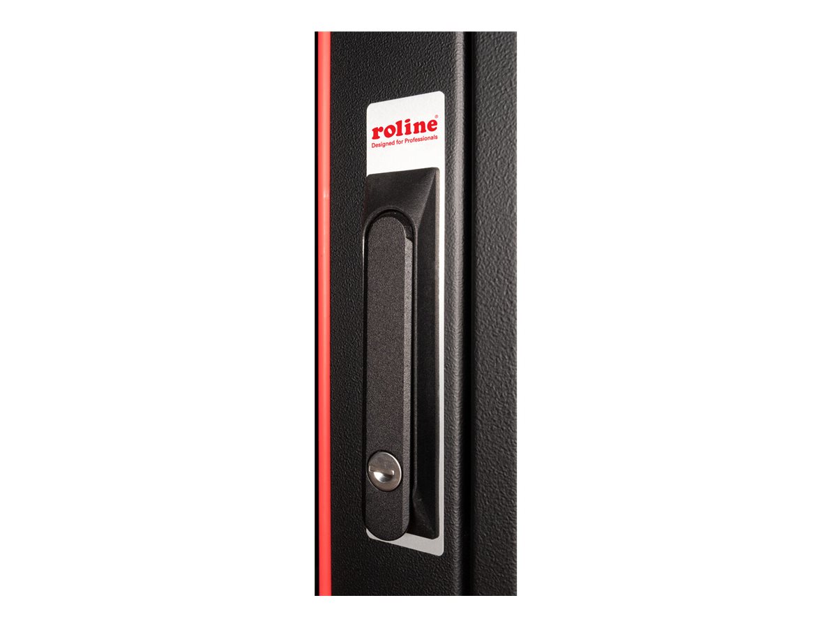 ROLINE Basic - Schrank Netzwerkschrank - Glas T�r, 800 x 800 (B x T)