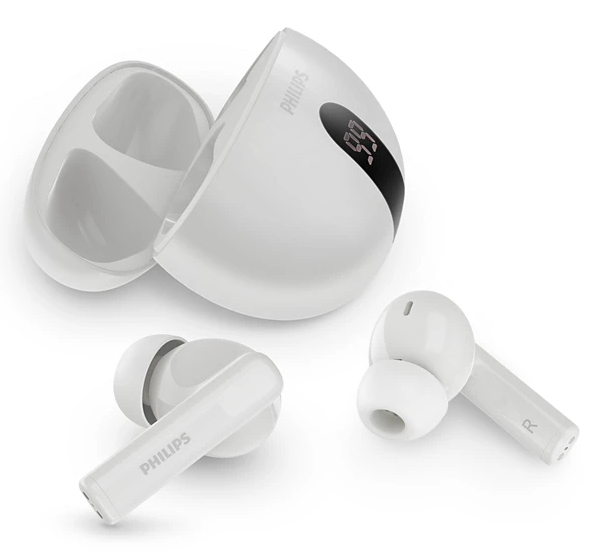 Philips TAT2520WT/00 auricular y casco Auriculares Inal�mbrico Dentro de o�do Llamadas/M�sica Bluetooth Blanco