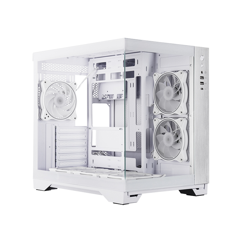 Chieftec GM-30W-TG-OP computer case Cubo Bianco