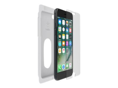 Belkin InvisiGlass Ultra - Bildschirmschutz für Handy - Glas - für Apple iPhone - 2
