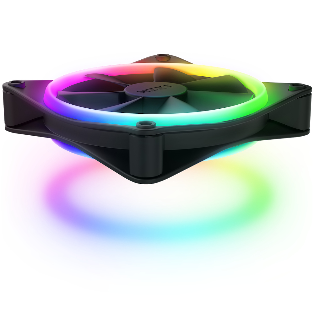 NZXT F120 RGB DUO Triple Pack Boitier PC Ventilateur 12 cm Noir 3 pi�ce(s)