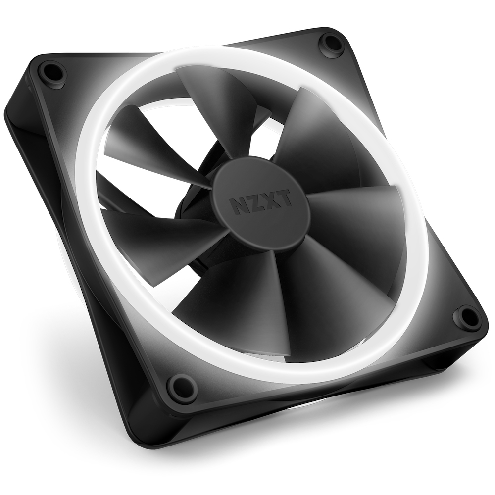 NZXT F120 RGB DUO Triple Pack Boitier PC Ventilateur 12 cm Noir 3 pi�ce(s)